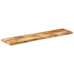 vidaXL Dessus de table 140x20x3 8cm bord vif bois massif manguier brut