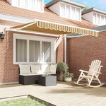 vidaXL Auvent Rétractable Multicolore 300 x 250 cm