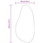 vidaXL Tapis "HUARTE" à poils courts doux et lavable beige 100x200 cm
