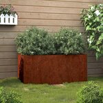 vidaXL Jardinière 62x40x39 cm acier corten