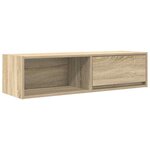 vidaXL Meuble TV chêne sonoma 100x31x25 5 cm bois d'ingénierie