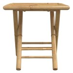 vidaXL Table de jardin pliable 45x45x45 cm bambou