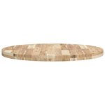 vidaXL Dessus de table rond Ø80x4 cm bois massif d'acacia