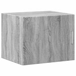 vidaXL Armoire de rangement mince sonoma gris 50x42 5x225 cm