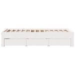 vidaXL Cadre de lit sans matelas avec tiroirs 90x200 cm bois de pin