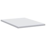 vidaXL Coussins de Matelas Blanc 160 x 200 cm