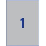 Boîte de 20 étiquettes ultra-résistantes métalliques 210 x 297mm l6013-20 avery