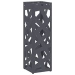 vidaXL Porte-parapluie Anthracite 15 5 x 15 5 x 49 cm Acier