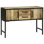 Buffet vidaXL 100x35x70 cm en bois massif brut de mangue