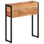 vidaXL Jardinière 60x20x68 cm Bois massif d'acacia
