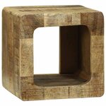 vidaXL Unité TV 36x36x30 cm en bois massif de manguier