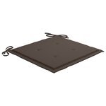 vidaXL Chaises de jardin avec coussins lot de 8 Bois d'acacia solide