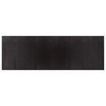 vidaXL Tapis rectangulaire marron foncé 100x300 cm bambou