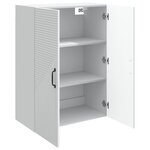vidaXL Armoire Murale Blanc 66 x 34 5 x 90 cm Bois d'ingénierie