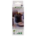 Nature Tablettes de tourbe 48 Pièces dia. 4 cm