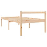 vidaXL Lit pour personne âgée 100x200 cm bois massif de pin