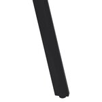 vidaXL Table de bar 110x55x105 cm bois de teck solide