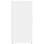 vidaXL Buffets 2 Pièces blanc 59x39x80 cm bois d'ingénierie