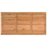 vidaXL Dessus de table marron clair bois chêne massif rectangulaire