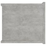 vidaXL Table de chevet Gris béton 40x30x30 cm Bois ingénierie