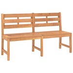 vidaXL Ensemble à manger de jardin 4 Pièces Bois de teck massif