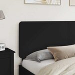 vidaXL Tête de lit Chêne noir 200 cm Bois d'ingénierie