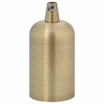 vidaXL Douilles de lampe 2 Pièces bronze E27