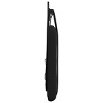 vidaXL Tête de lit suspendue Avec lumière LED Noir Simili cuir