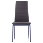 vidaXL Mobilier de salle à manger 5 Pièces Gris