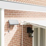 vidaXL Auvent Rétractable avec Blanc 600 ×350 cm tissu