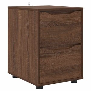 vidaXL Armoire de rangement Chêne brun 40 x 48 x 57 cm