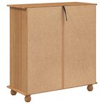vidaXL Commode 'ASKIM'91x40x95.5 cm Bois Massif de Pin