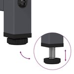 vidaXL Meuble TV anthracite 68x39x60 5 cm acier laminé à froid