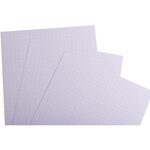 Paquet 100 Fiches Sous Film - Bristol Dots Non Perforé - 125x200mm - Blanc - X 12 - Exacompta