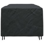 vidaXL Housse pour meubles Uni Noir 300 x 140 x 90 cm 600D