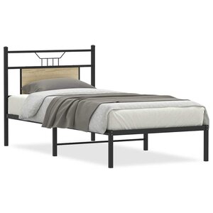 vidaXL Cadre de lit sans matelas chêne sonoma 80x200 cm