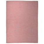 vidaXL Tapis à tissage plat d'extérieur 120x170 cm Rouge
