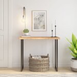 vidaXL Dessus de table 100x40x3 8 cm rectangulaire bois massif acacia