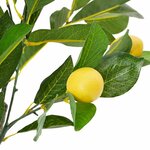 vidaXL Citronnier artificiel 234 feuilles 90 cm vert