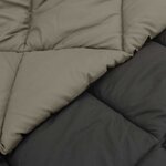 vidaXL Duvet d'été simple Gris clair et anthracite 220 x 240 cm