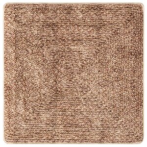 vidaXL Coureur de Tapis MARSA Jaune 100 x 100 cm Polyester et PVC