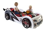 Funbeds Lit voiture Brap Brap + Matelas
