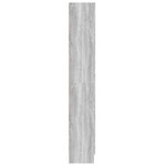 vidaXL Bibliothèque Sonoma gris 82 5x30 5x185 5 cm Bois d'ingénierie