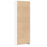 vidaXL Bibliothèque blanc 60x24x176 cm bois d'ingénierie