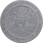 LEIF ERIKSSON The Way to Valhalla 2 Once Argent Monnaie 2000 Francs Cameroon 2025