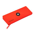 Trousse antartik triangulaire 1 compartiment silicone soft  touch coloris intenses        assortis