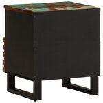 vidaXL Table de chevet 40x34x46 cm bois massif de récupération