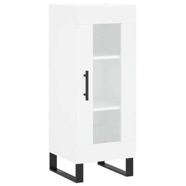 vidaXL Buffet blanc 34 5x34x90 cm bois d'ingénierie