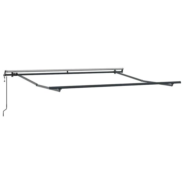 vidaXL Auvent Anthracite 3 5 x 2 5 m Métal