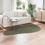 vidaXL Tapis HUARTE Vert forêt 100 x 200 cm Polyester